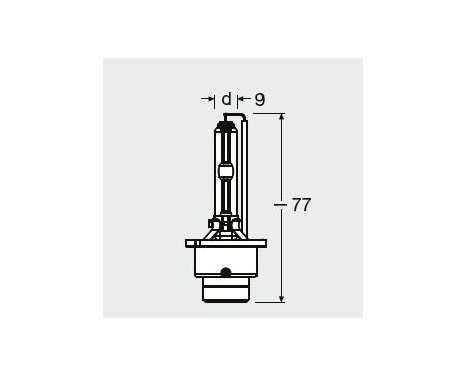 Osram Original Xenarc Xenon-lampa D4S (4300k), bild 5