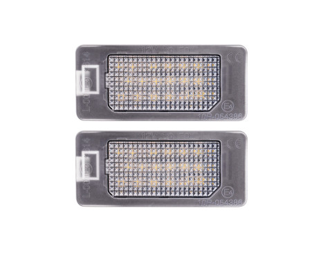 Set LED-skyltbelysning lämplig för Fiat 500X (6X) 2018-2022 / 500X (7X) 2021- / 500e 2020- DL FIN02 AutoStyle