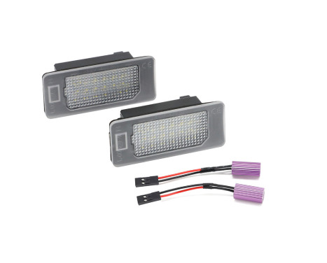 Set med färdig LED-nummerskyltsbelysning lämplig för Skoda Octavia III/Fabia III/Kodiaq/Rapid/Super DL SKN02 AutoStyle, bild 2