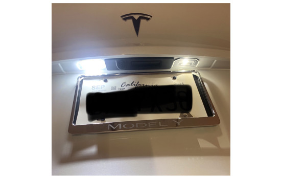 Set med färdig LED-nummerskyltsbelysning lämplig för Tesla Model 3 2017- & Model Y 2020- (High Outp DL TSN01 AutoStyle, bild 6