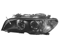 Dubbel strålkastare höger H7+H7 ORANGE Blinkande ljus AL 50129172 Magneti Marelli