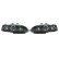 Set med strålkastare lämplig för Honda Civic 2/3-dörrars 1992-1995 - Svart