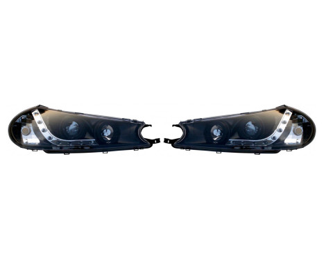 Set strålkastare DRL-Look lämplig för Ford Mondeo 1996-2000 - Svart
