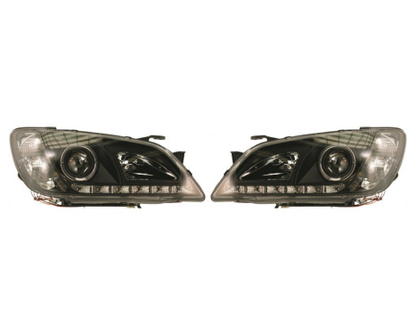 Set strålkastare DRL-Look lämplig för Lexus IS200/IS300 1998-2005 - Svart