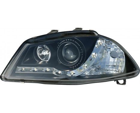 Set strålkastare DRL-Look lämplig för Seat Ibiza/Cordoba 6L 2002-2008 - Svart, bild 2