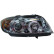 Set strålkastare lämplig för BMW 3-serie E90/E91 Sedan/Touring 2005-2008 - Krom - inkl Angel-Eyes, miniatyr 2