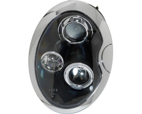 Set strålkastare lämplig för BMW New Mini R50-R53 2001-2006 - Svart - inkl Angel-Eyes, bild 2