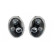 Set strålkastare lämplig för BMW New Mini R50-R53 2001-2006 - Svart - inkl Angel-Eyes