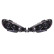 Set strålkastare lämplig för Peugeot 206 2002- inkl GTi 1999- - Svart - inkl Angel-Eyes