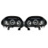 Set strålkastare lämplig för Renault Clio II 1998-2001 - Svart - inkl Angel-Eyes