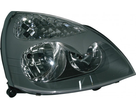 Set strålkastare lämplig för Renault Clio II Facelift 2001-2005 - Svart/Klar, bild 2