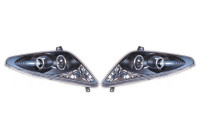 Set strålkastare lämplig för Toyota Celica 2001-2005 - Svart - inkl Angel-Eyes