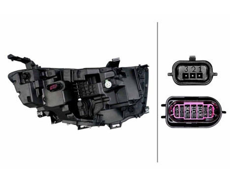 Strålkastare 1EX 015 151-611 Hella, bild 2