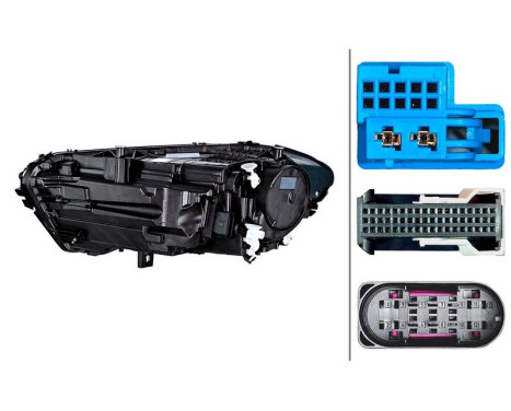Strålkastare 1EX 015 390-721 Hella