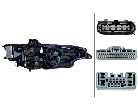 Strålkastare 1LX 013 508-931 Hella