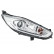 Strålkastare Ford Fiesta VI 01/13- re H7 1EL 354 803-061 Hella