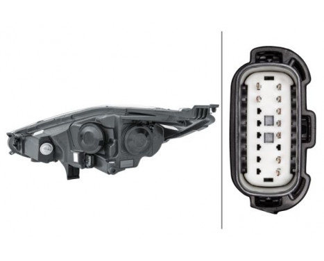 Strålkastare Ford Fiesta VI 01/13- re H7 1EL 354 803-061 Hella, bild 2