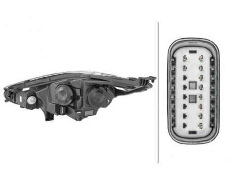 Strålkastare höger 1EE 354 803-021 Hella, bild 2