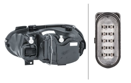 Strålkastare höger 1EL 007 700-161 Hella, bild 3