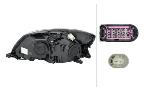 Strålkastare höger 1EL 010 417-501 Hella, bild 2