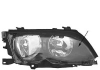 Strålkastare höger från 02+ H7+H7 CHROME 0649962 Van Wezel