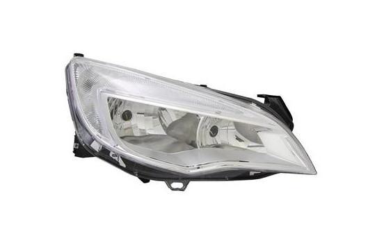 Strålkastare höger H7+H7 inklusive ställdon 3749962 Van Wezel