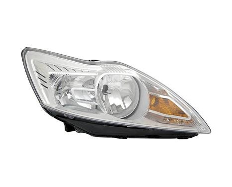 Strålkastare höger med blinker H1+H7 Aluminium +Elinks Mot. 1866962 Van Wezel