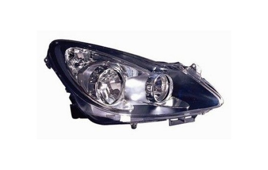 Strålkastare höger med blinker H7+H1 Sport (SVART) 3750964 Van Wezel, bild 2