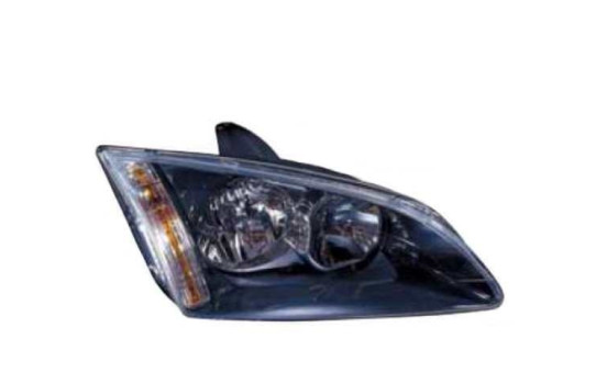 Strålkastare höger med blinker H7+H1 SVART Fälg 1863964 Van Wezel