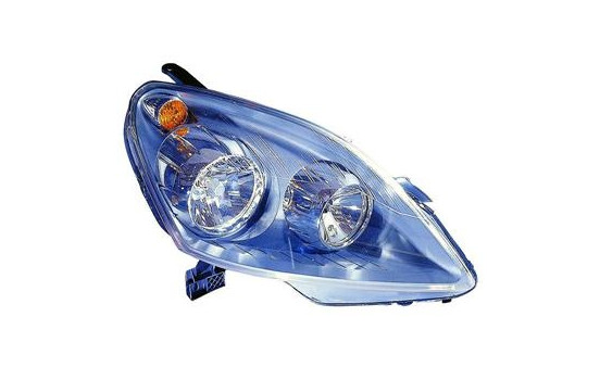 Strålkastare höger med blinker till 2/'08 H7+H1 +Elinks Mot 3792962 Van Wezel