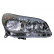 Strålkastare höger med blinker utan XENON H1+H7 0962962 Van Wezel, miniatyr 2