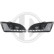 Strålkastare lämplig för + DRL lämplig för Ford Focus II 2004-2008 svart 1416385 Diederichs, miniatyr 2