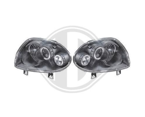 Strålkastare lämplig för Renault Clio II 1998-2001 svart 4413580 Diederichs, bild 2