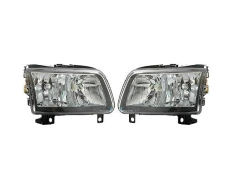 Strålkastare lämpliga för Volkswagen Polo 6N2 99-01 Svarta 2204280 Diederichs