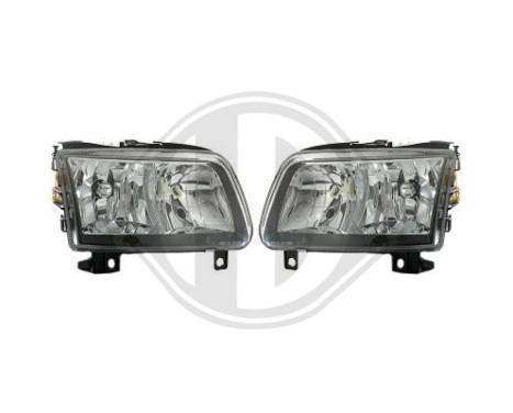 Strålkastare lämpliga för Volkswagen Polo 6N2 99-01 Svarta 2204280 Diederichs, bild 2