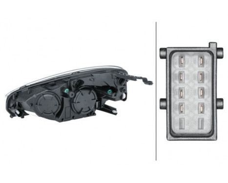 Strålkastare Opel Adam 12-re H7 1EH 354 811-021 Hella, bild 2