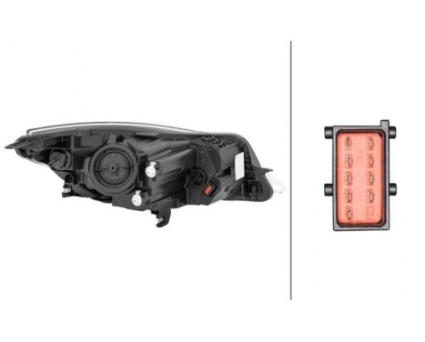 Strålkastare Opel Insignia 13- li HIR2 drl 1EL 011 165-711 Hella, bild 2