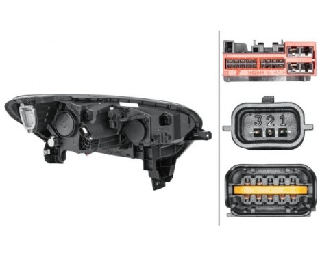 Strålkastare Renault Kadjar (HA,HL) li 15- led 1EX 013 888-091 Hella, bild 2