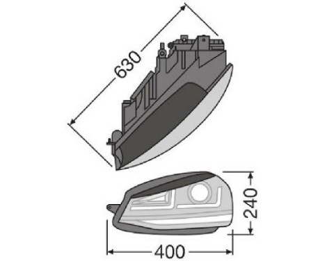 Strålkastare set LEDHL103-BK Osram, bild 3