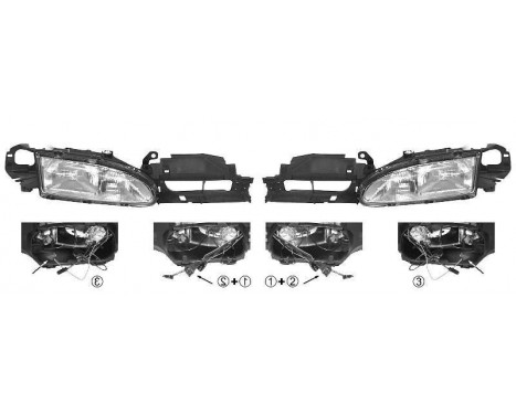 Strålkastare Set