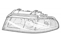 Strålkastare vänster 087496 Valeo