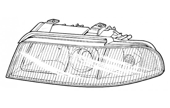 Strålkastare vänster 087496 Valeo