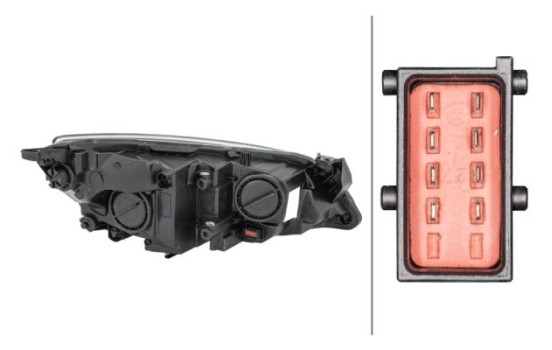 Strålkastare vänster 1EG 010 011-371 Hella, bild 2