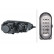 Strålkastare vänster 1EG 247 007-611 Hella, miniatyr 2