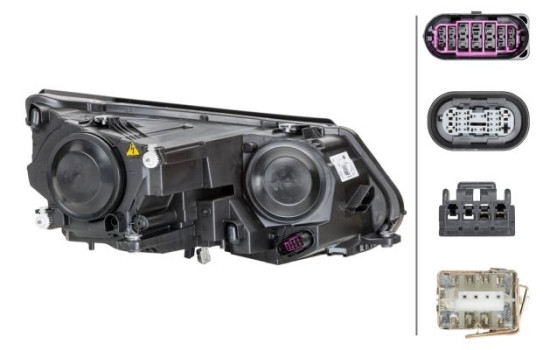 Strålkastare vänster 1ZS 010 748-311 Hella, bild 3