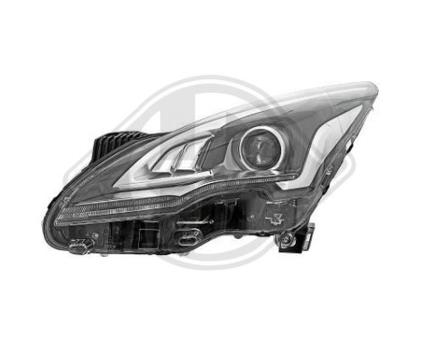 Strålkastare vänster 4235485 Diederichs, bild 2