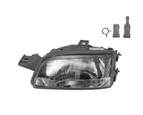 Strålkastare vänster H4 +/-REG.ELEC.TYPE HELLA 1754961 Van Wezel, bild 3