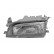 Strålkastare vänster HATCHB.+SEDAN MANUELL REG 5385951 Van Wezel, miniatyr 2