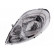 Strålkastare vänster med blinker H4 White Winker 4395963 Van Wezel, miniatyr 2