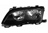 Strålkastare vänster SVART från 9/'01 inklusive ställdon 0649963 Van Wezel